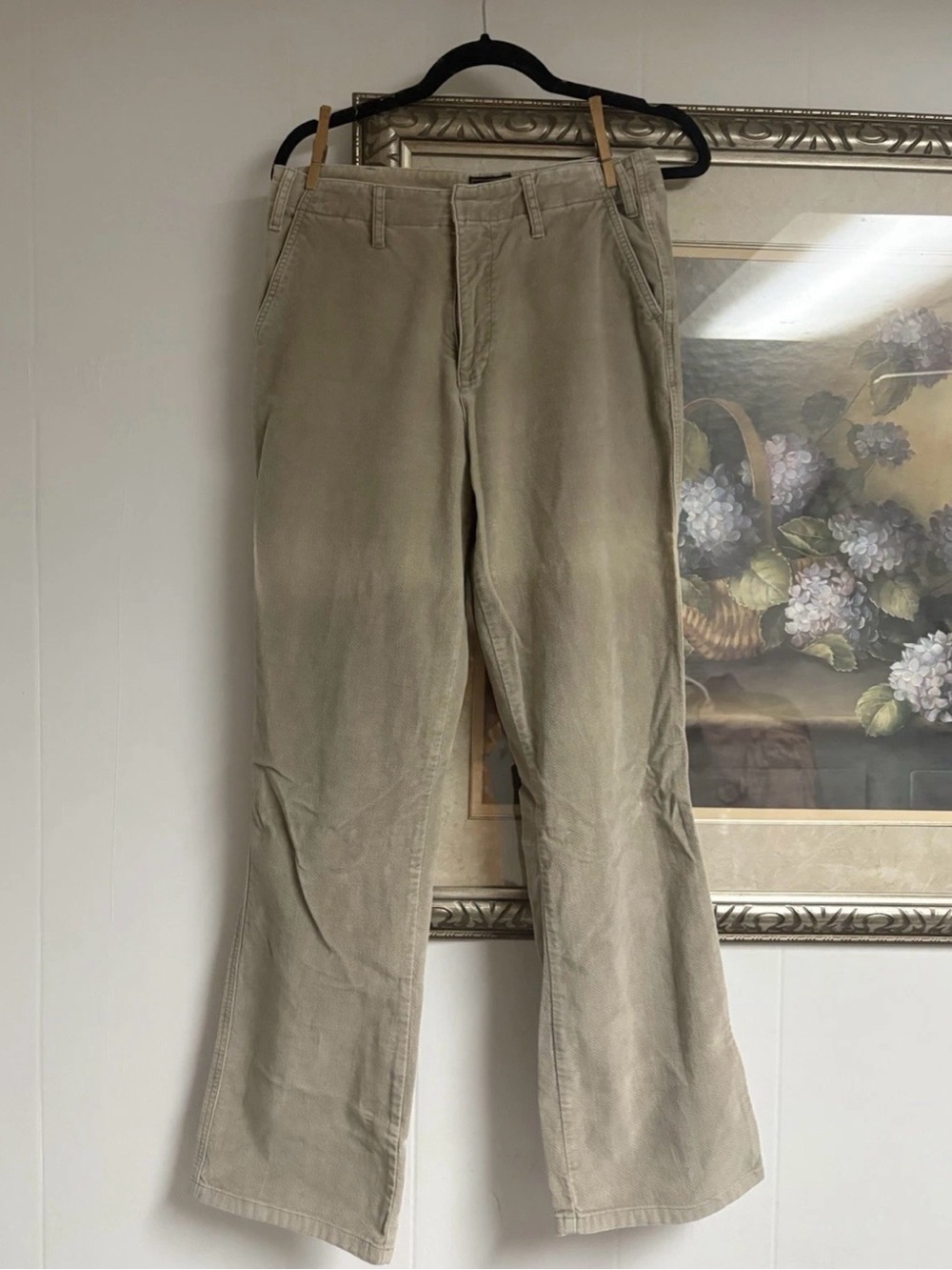 G.H. Bass & Co. Women's Straight Leg Pants in Beige